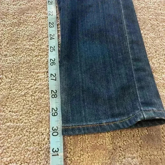 Ag Adriano Goldschmeid The Stevie Slim Straight Jeans, Size 25R - Picture 11 of 13